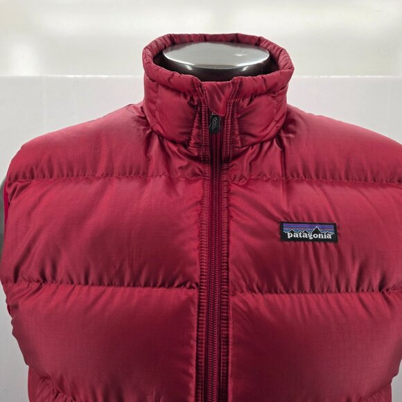 Patagonia Men’s Down Sweater Vest Size Medium 84631 Red - Picture 4 of 13